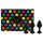 FEELZTOYS Bibi - anaalpistikute komplekt - must (3-osaline)