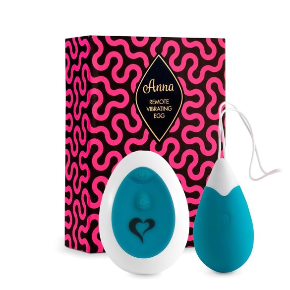 FEELZTOYS Anna - juhtmevaba laetav vibraator-muna (roheline)