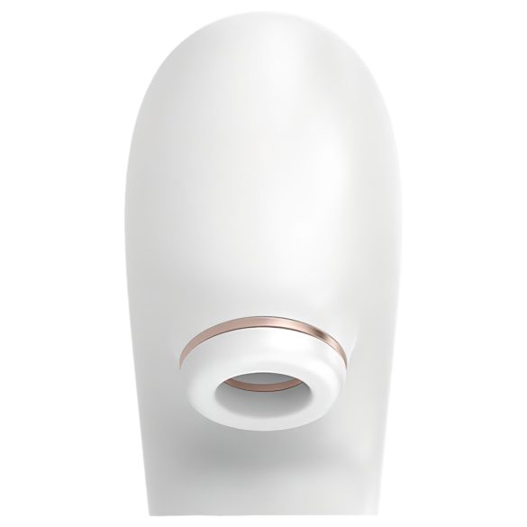 Satisfyer Pro 4 Couples - paaridele õhulainevibraator - akuga - valge