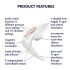 Satisfyer Pro 4 Couples - akuga õhuimpulssiga paarivibraator (valge)