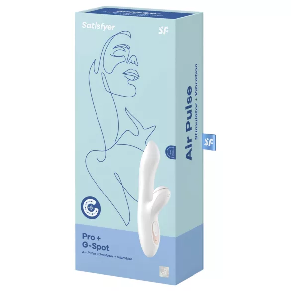 Satisfyer Pro+ G-spot - kliitoristimulaator ja G-punkti vibraator