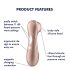 Satisfyer Pro 2 Gen2 - laetav kliitori stimulaator (pruun)