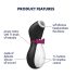 Satisfyer Penguin - võimas veekindel kliitori stimulaator (must-valge)