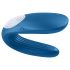 Satisfyer Double Whale - 2-mootoriga paarivibraator (sinine)