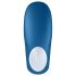 Satisfyer Double Whale - 2-mootoriga paarivibraator (sinine)