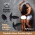 FEELZTOYS Funkybutts - laetav juhtmevaba anaalkomplekt (must)