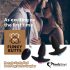 FEELZTOYS Funkybutts - laetav juhtmevaba anaalkomplekt (must)