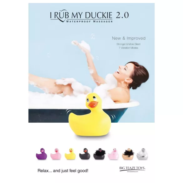My Duckie 2.0 - veekindel kliitori vibraator - roosa