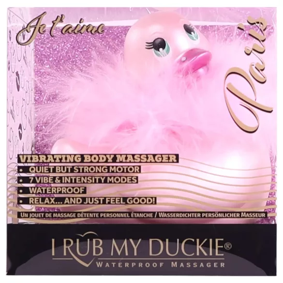 My Duckie Paris 2.0 - veekindel part-klitorivibraator (roosa)