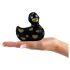 My Duckie Romance 2.0 - kliitori vibreerija (must-kuldne)