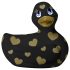My Duckie Romance 2.0 - kliitori vibreerija (must-kuldne)