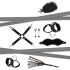 RS Soiree Kinky Me Softly - BDSM sidumiskomplekt - must (7-osaline)