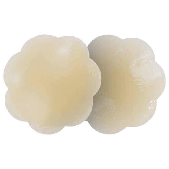 Bye Bra - lilledega rinnanibukatted - naturaalne (2 tk)