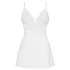 Obsessive - pitsist babydoll ja stringid - valge