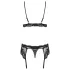 Obsessive - naiste pesukomplekt - pitsist - must