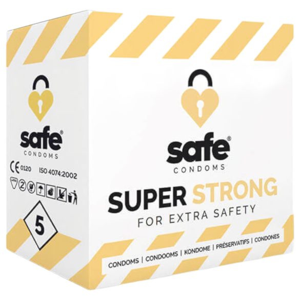 SAFE Super Strong - eriti tugev kondoom (5tk)