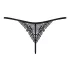 Obsessive Intensa - rihmadega pitsist stringid - must - L/XL