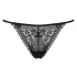 Obsessive Intensa - rihmadega pitsist stringid - must - L/XL
