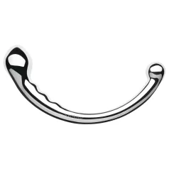 Le Wand - kahepoolsed roostevabast terasest dildo - hõbe