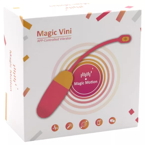 Magic Motion Vini - vibromuna aku ja rakendusega - oranž