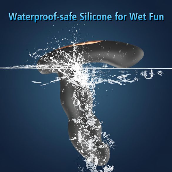 Aixiasia Hiross - anaalvibraator pöörlev - must