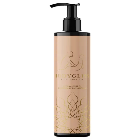 Bodygliss - massaažiõli ja libesti - maasikas (150 ml)