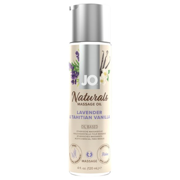 System JO - massaažiõli - lavendel vanilje - 120ml
