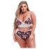 Baci Plus Size - lilleline pitsist rinnahoidja komplekt