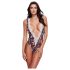 Baci - pitsilise lillemustriga body - M/L
