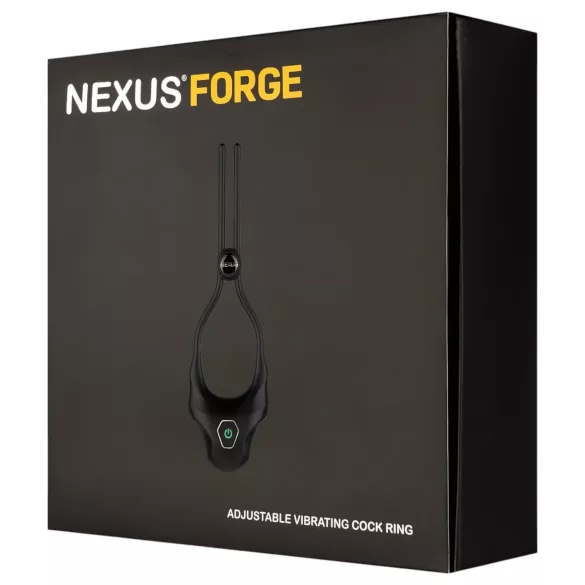 Nexus Forge - reguleeritav vibraatoriga peeniseklamber - must
