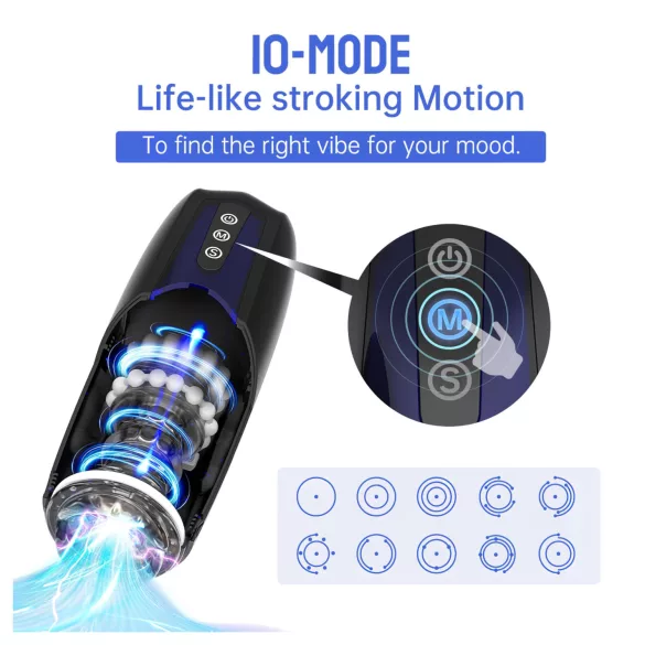 Magic Motion Xone - rakendusega juhitav masturbaator meestele (sinine)