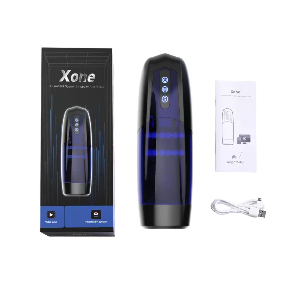 Magic Motion Xone - rakendusega juhitav masturbaator meestele (sinine)