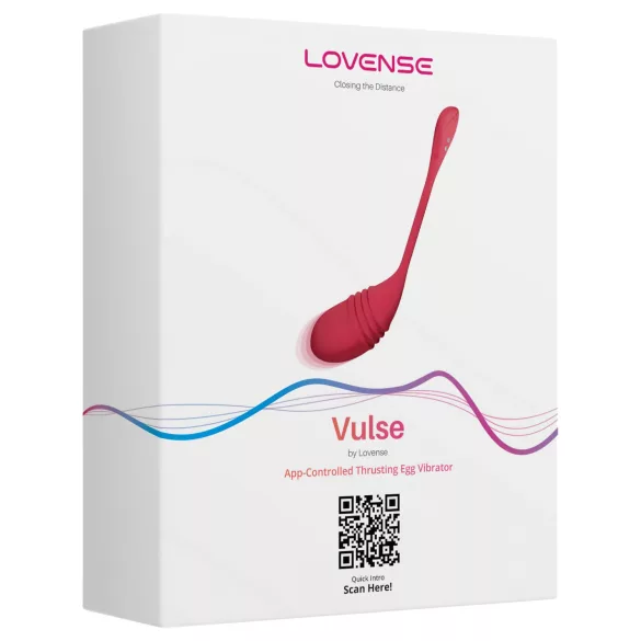 Lovense Vulse - vibro muna - kaugjuhitav, lükkav - punane