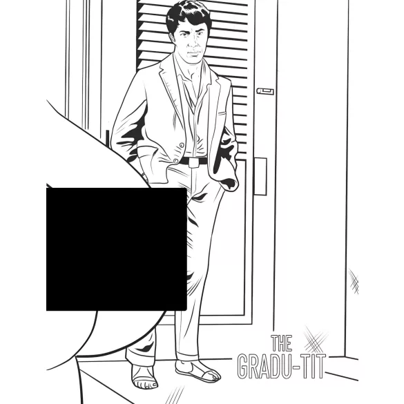 WoodRocket - täiskasvanute värviraamat - rindadega pildid