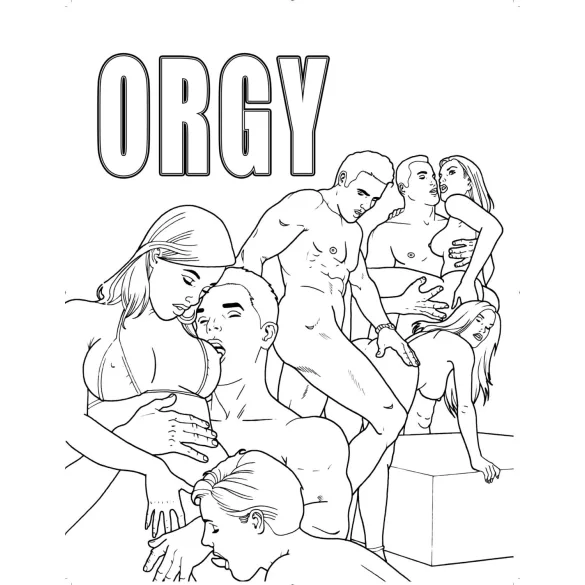 WoodRocket - täiskasvanute värviraamat - seksiteemaline