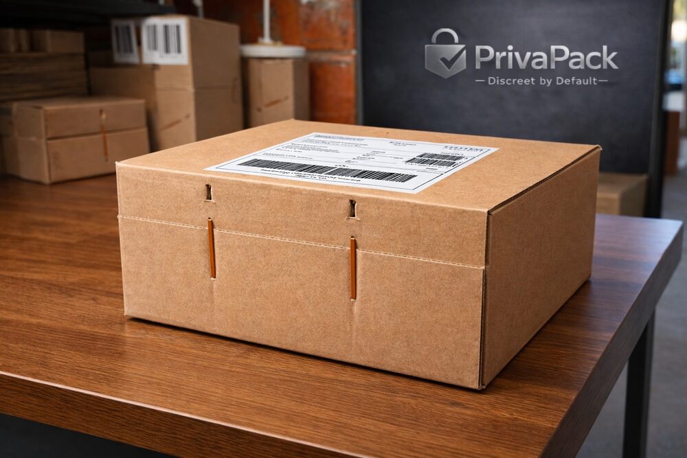 Neutral packaging, neutral sender. 100% discreet delivery with PrivaPack™ - Desirel online sex shop