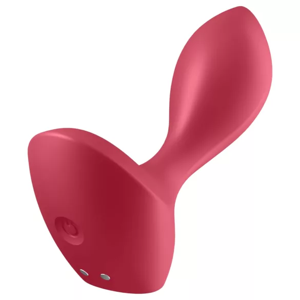 Satisfyer Backdoor Lover – Laetav veekindel anaalsisivibraator (punane)