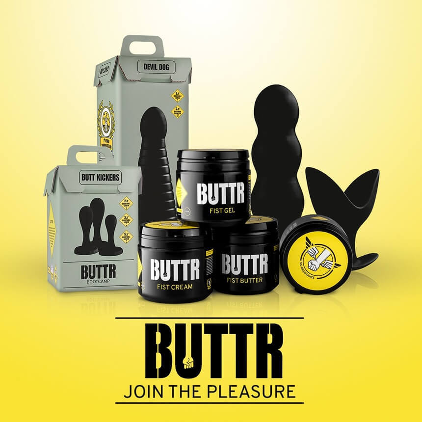 BUTTR fisting tooted: fisting geel, fisting dildo, fisting kindad | Desirel.ee Sex Shop - 100% diskreetne
